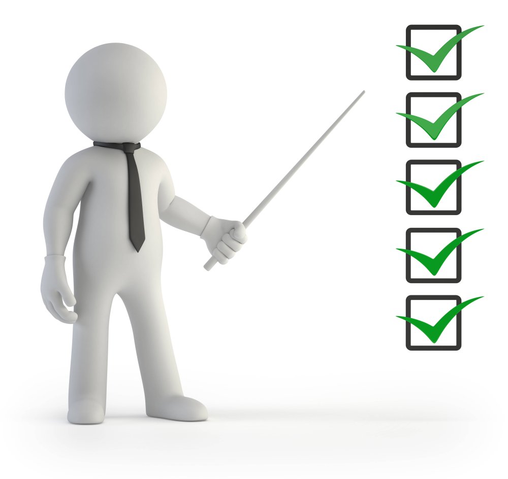 Человечек с галочкой