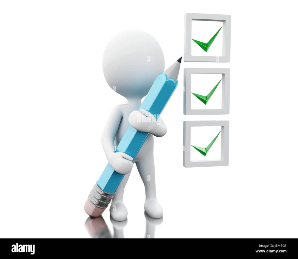 Белый человек с галочкой