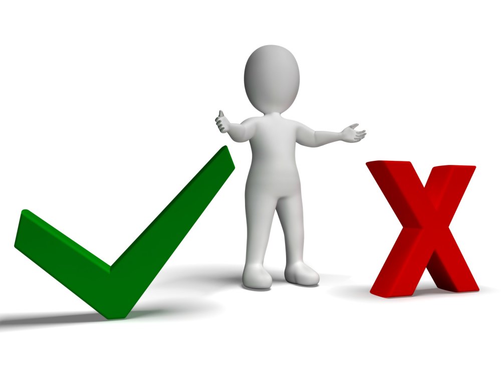 Правильный выбор человечек