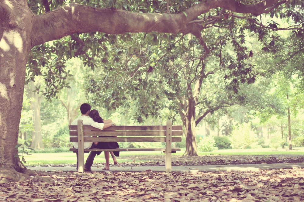 Парочка в парке