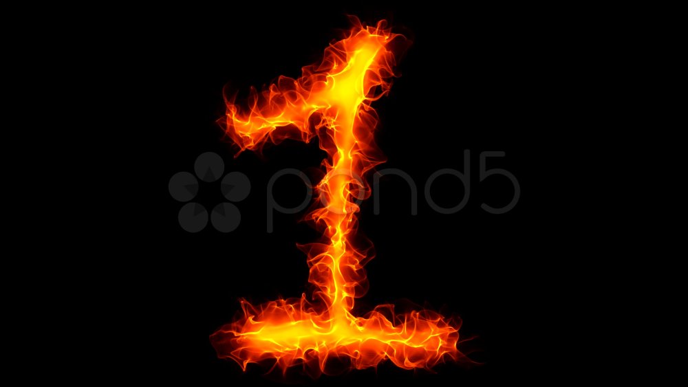 Цифра 8 Огненная