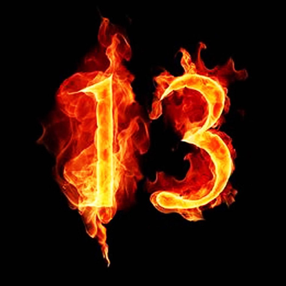 Цифра 2 в огне