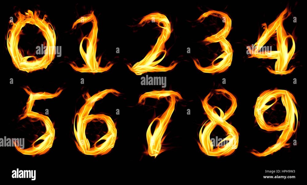 Огненный шрифт