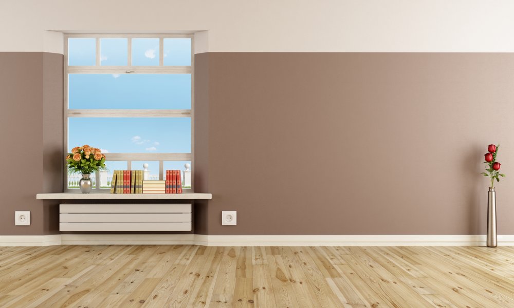 Пустая стена прямо в квартире