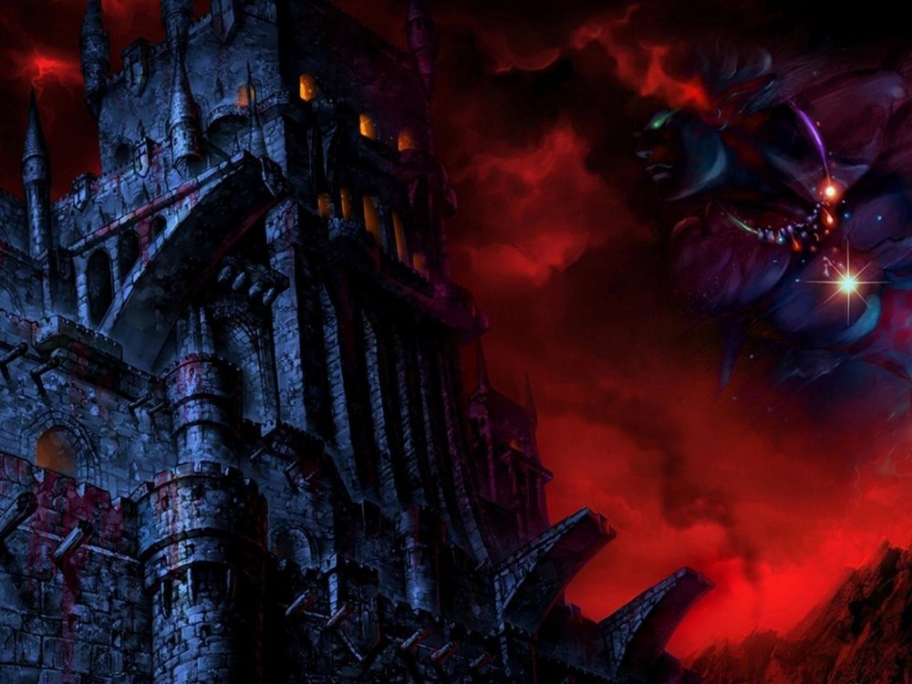 Красный Готический замок