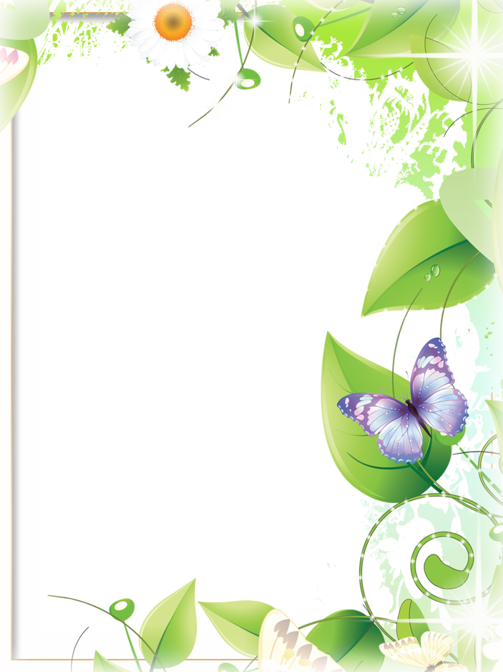 Весенняя рамка