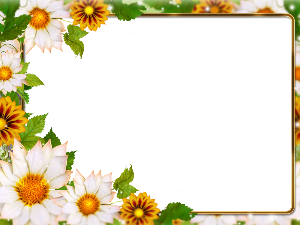 Рамка с цветами
