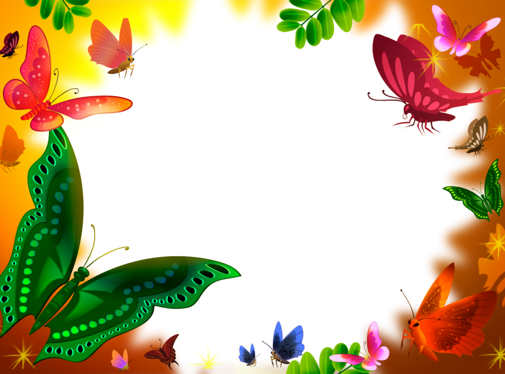 Красивые яркие рамки