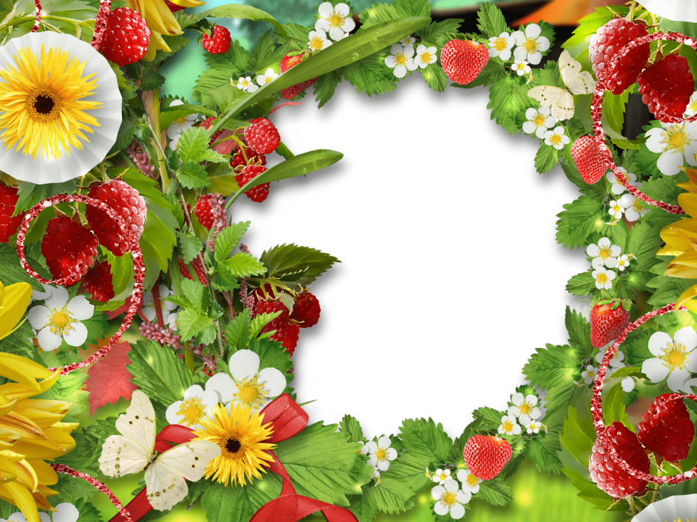 Красивая летняя рамка