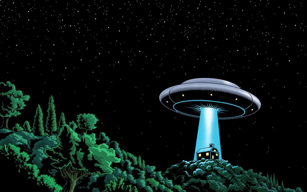 Летающая тарелка арт