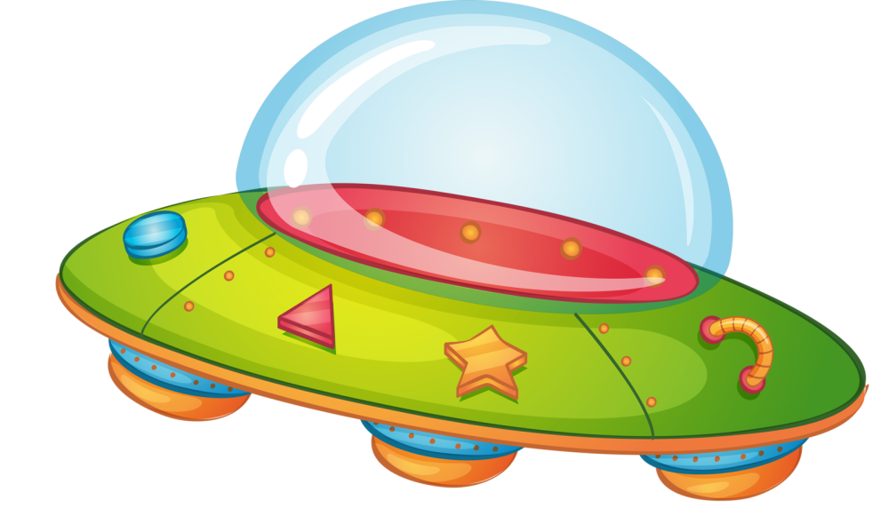 Космическая тарелка для детей
