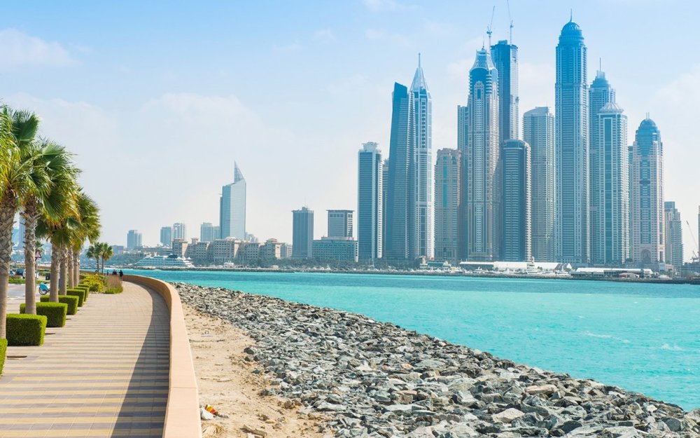 Набережная Джумейра Бич в Дубае