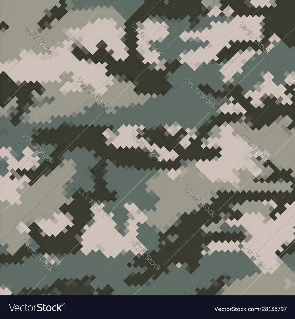 Ткань Black Camo Urban