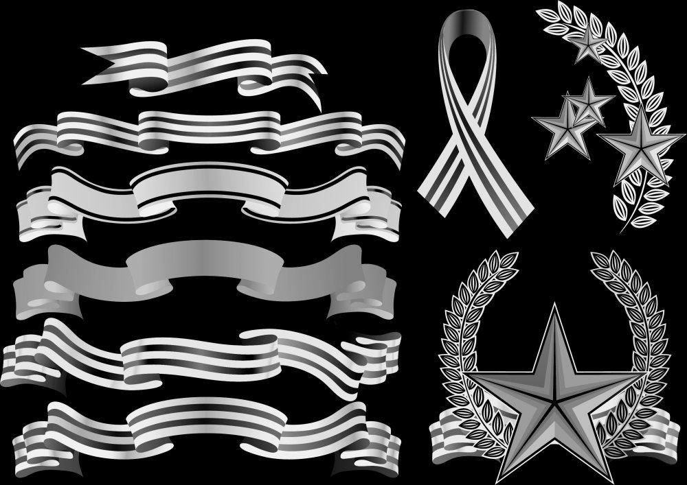 Георгиевская лента на памятник