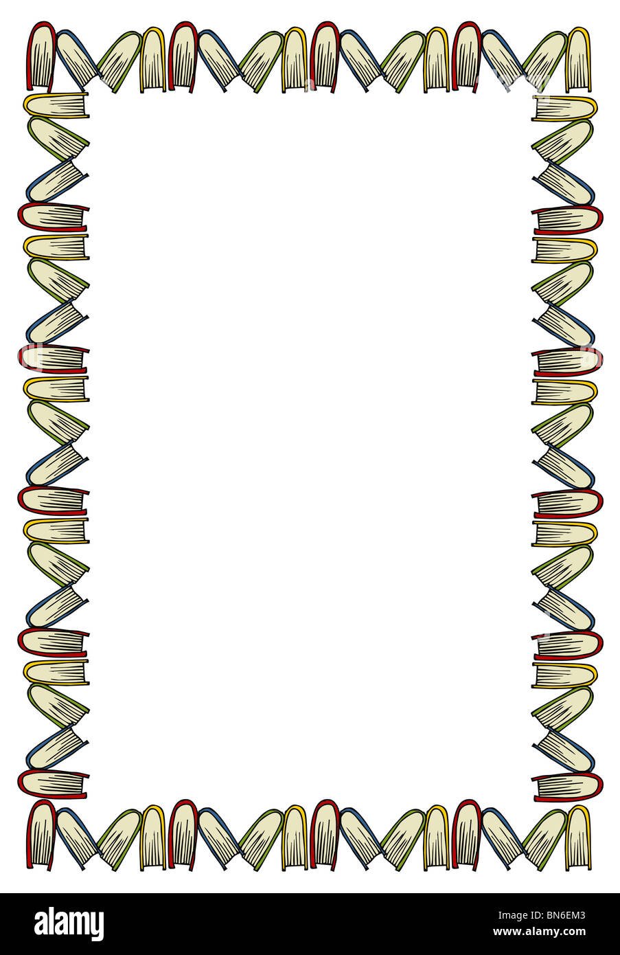 Рамочка с книгами для текста