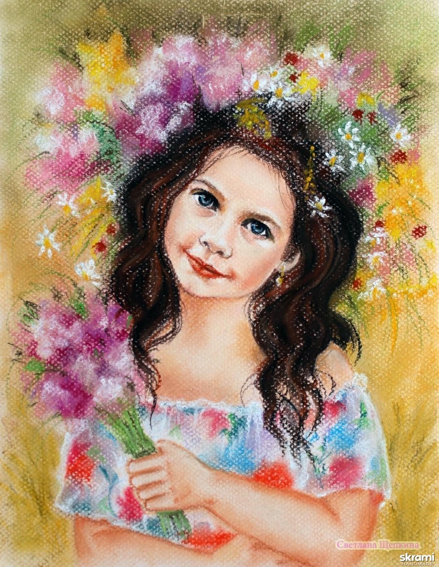 Портрет пастелью