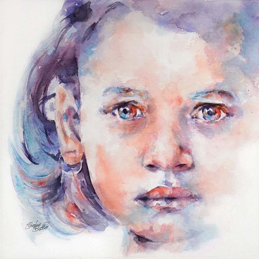 Портреты акварелью Марек Янай