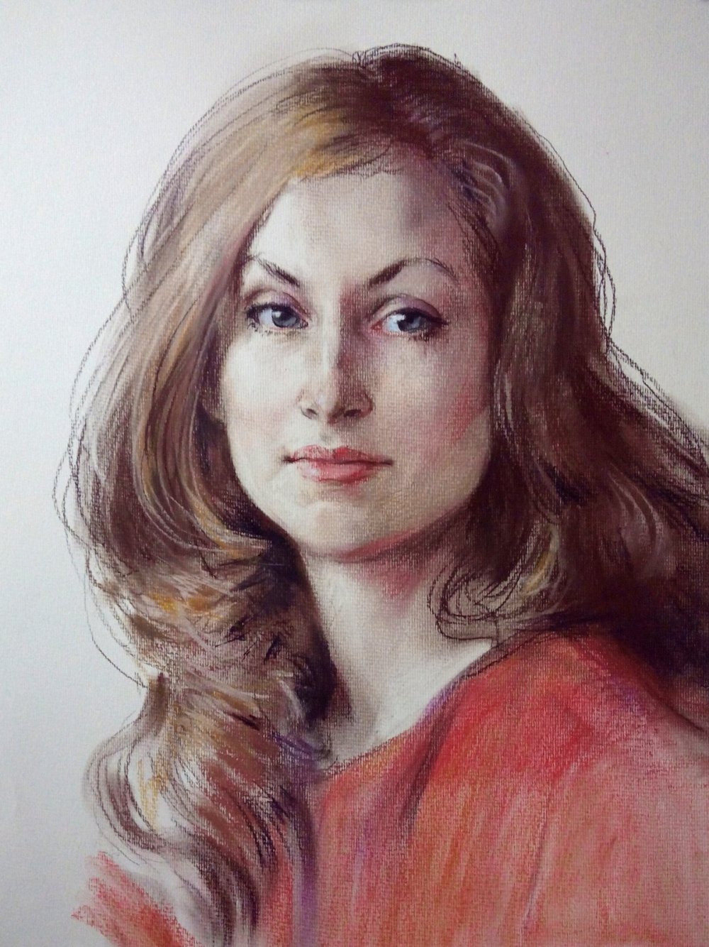 Алексей Точин портреты пастелью