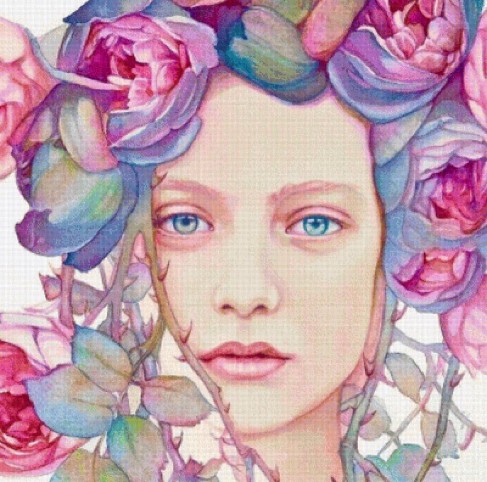 Акварельный портрет арт