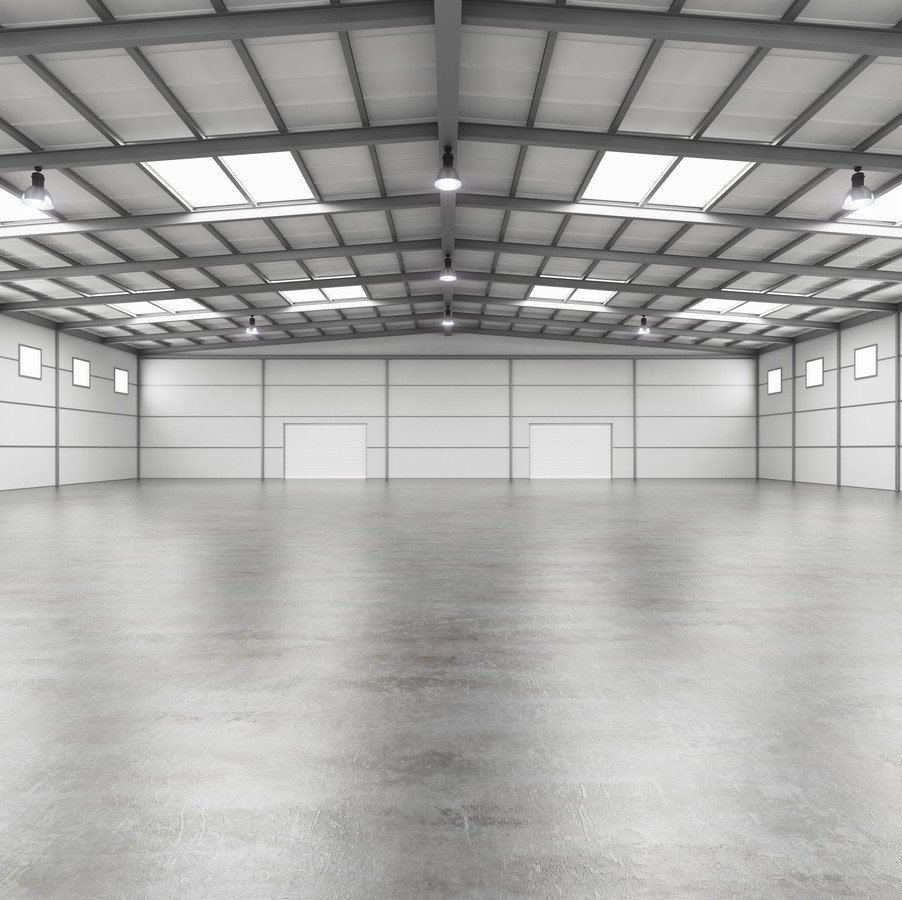 Производственное здание внутри