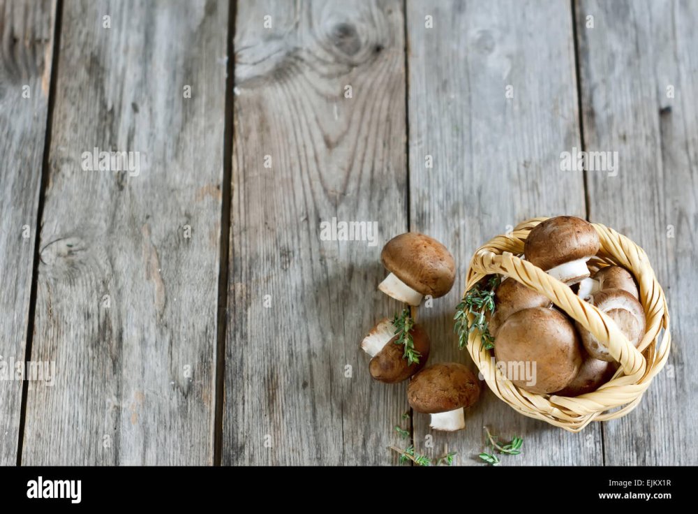 Грибы на доске