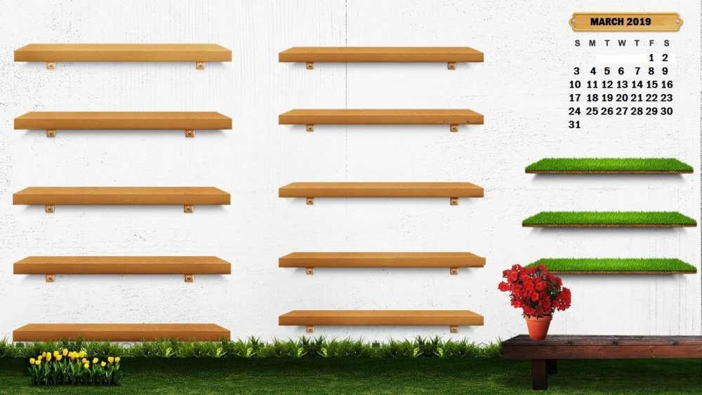 Рабочий стол полочки