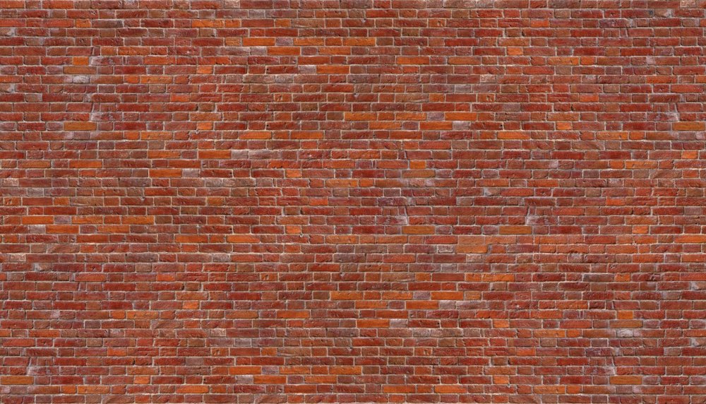 Красный кирпич стена
