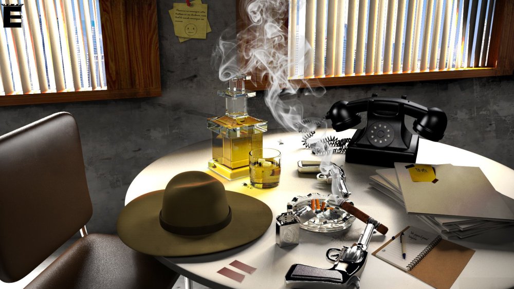 Стол детектива