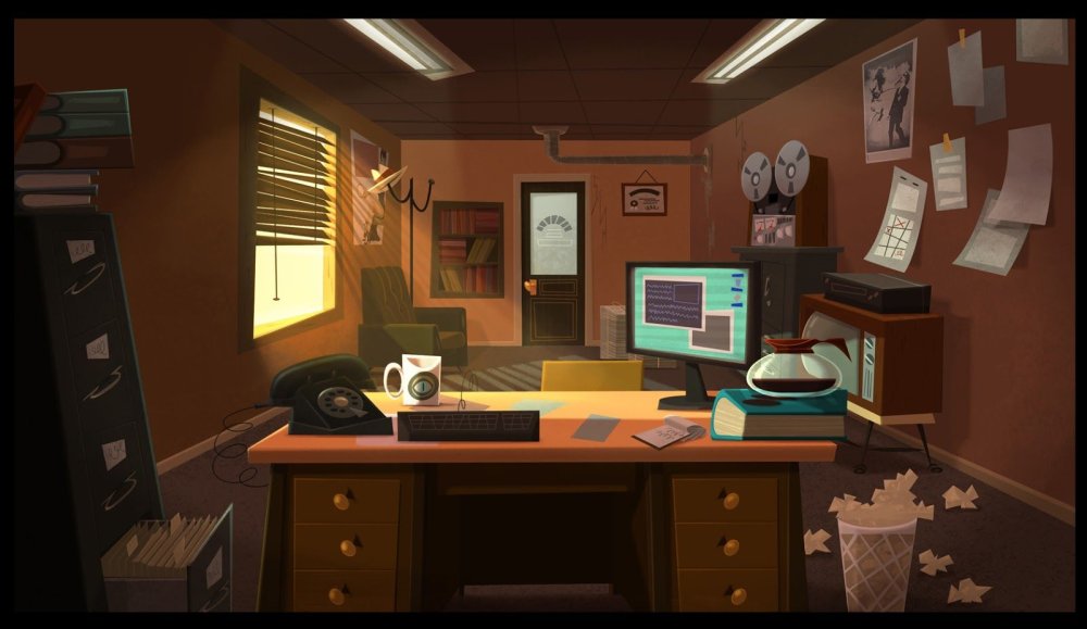 Фон с загадочным домом вертикальный