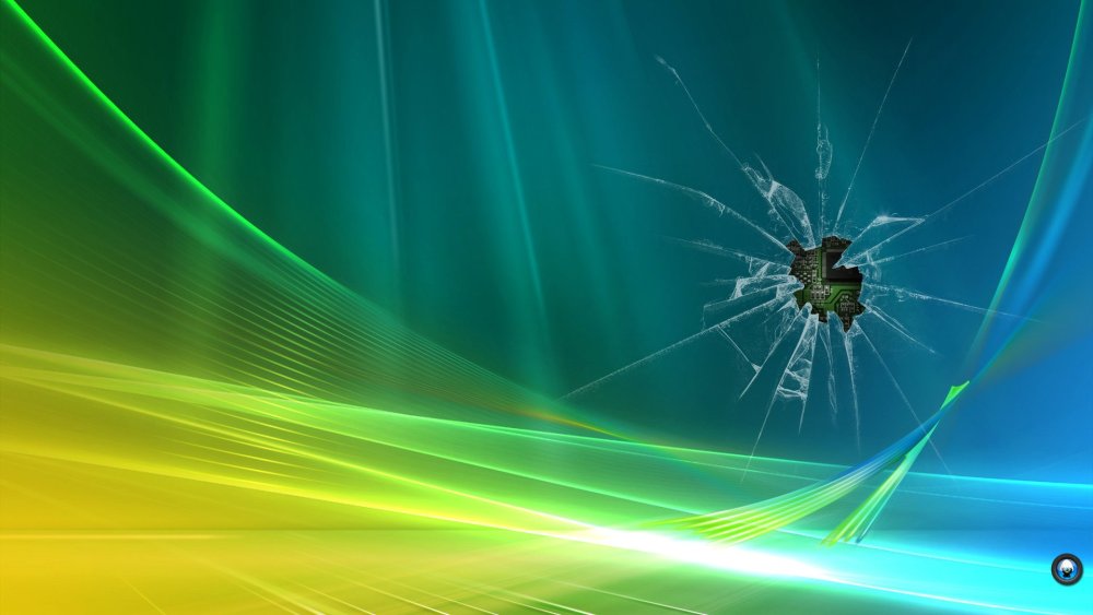 Разбитый монитор