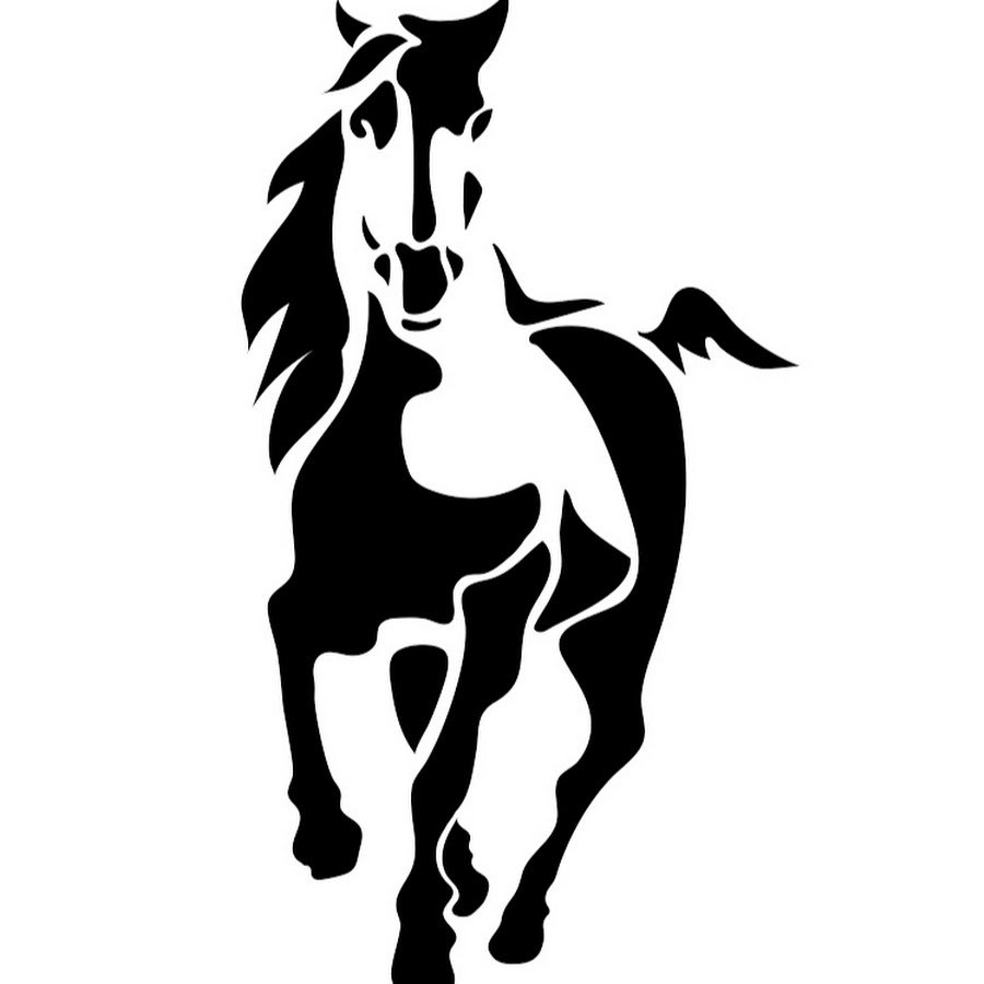 Лошадь лого вектор