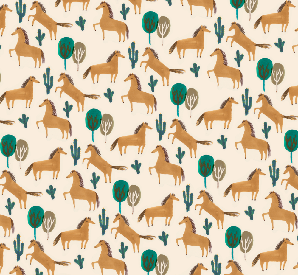 Фон с лошадками