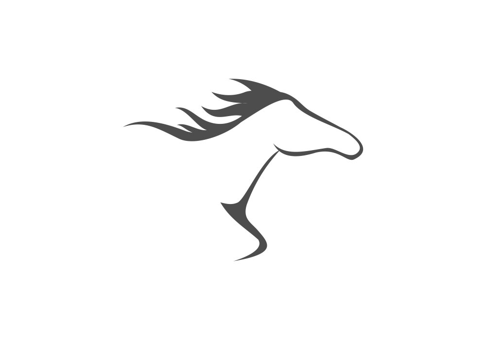 Логотип лошадь одежда