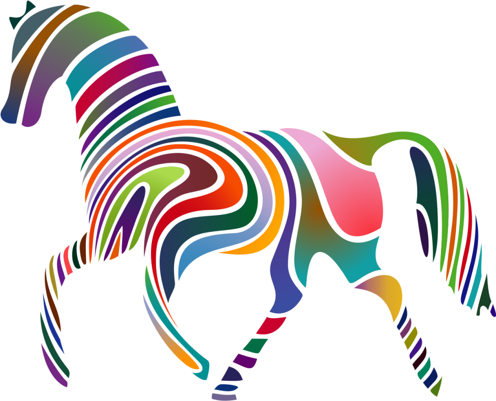 Огненный конь вектор