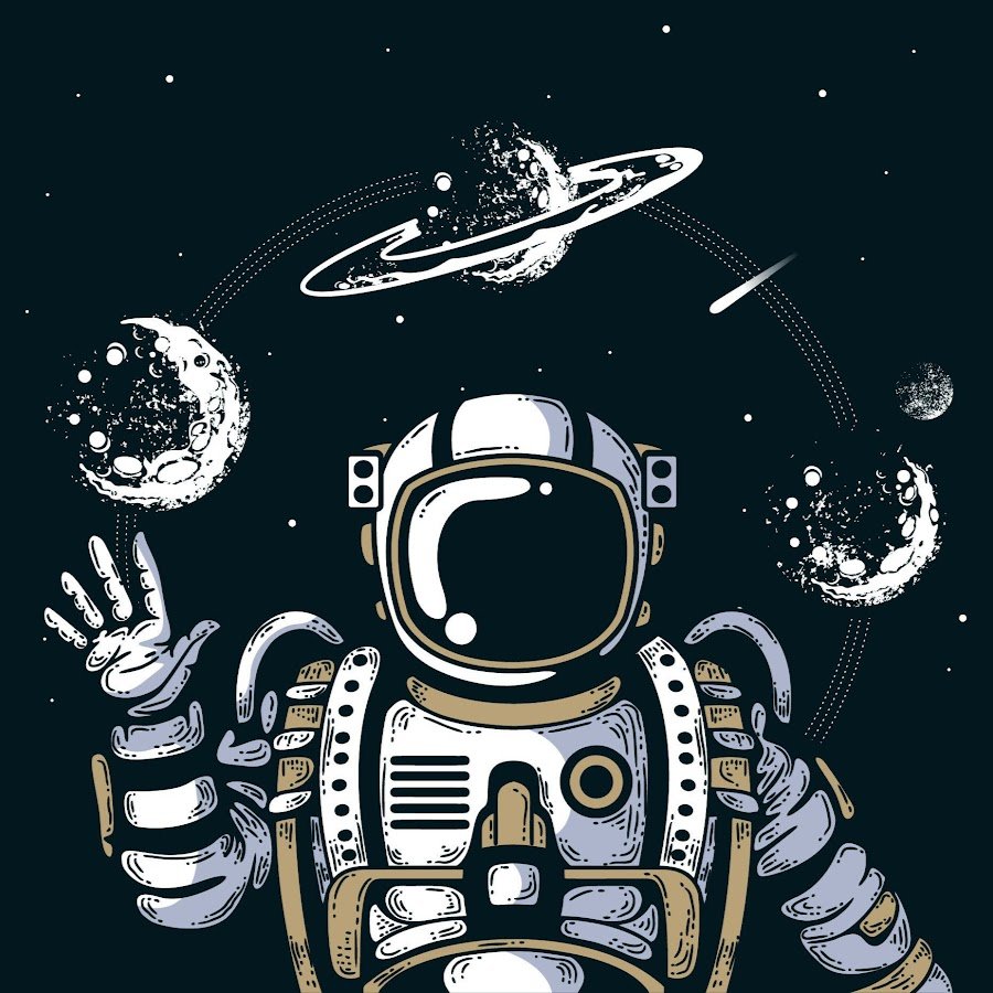 Эскизы Космонавта в скафандре