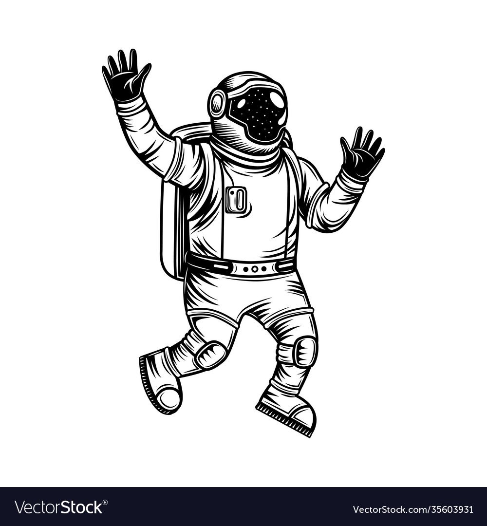 Космонавт любовь вектор