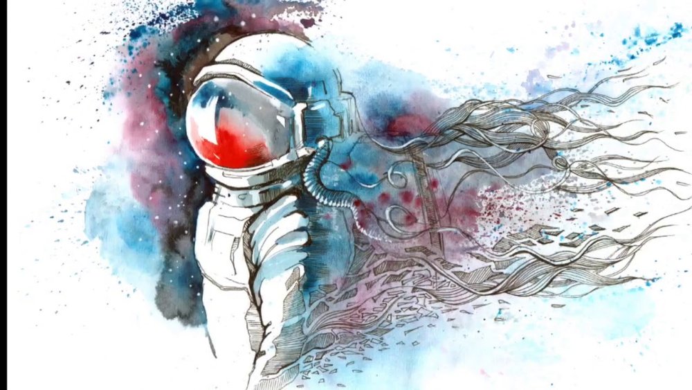 Астронавт иллюстрация