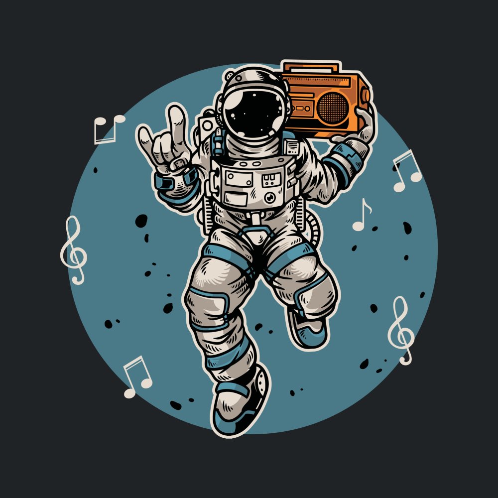 Астронавт Минимализм
