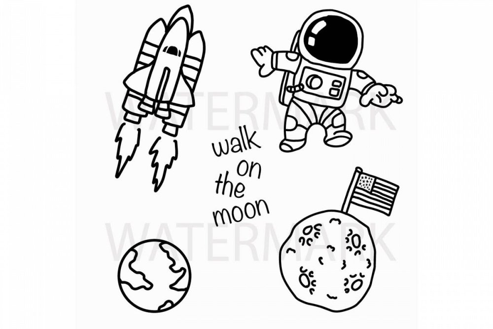 Космонавт Минимализм