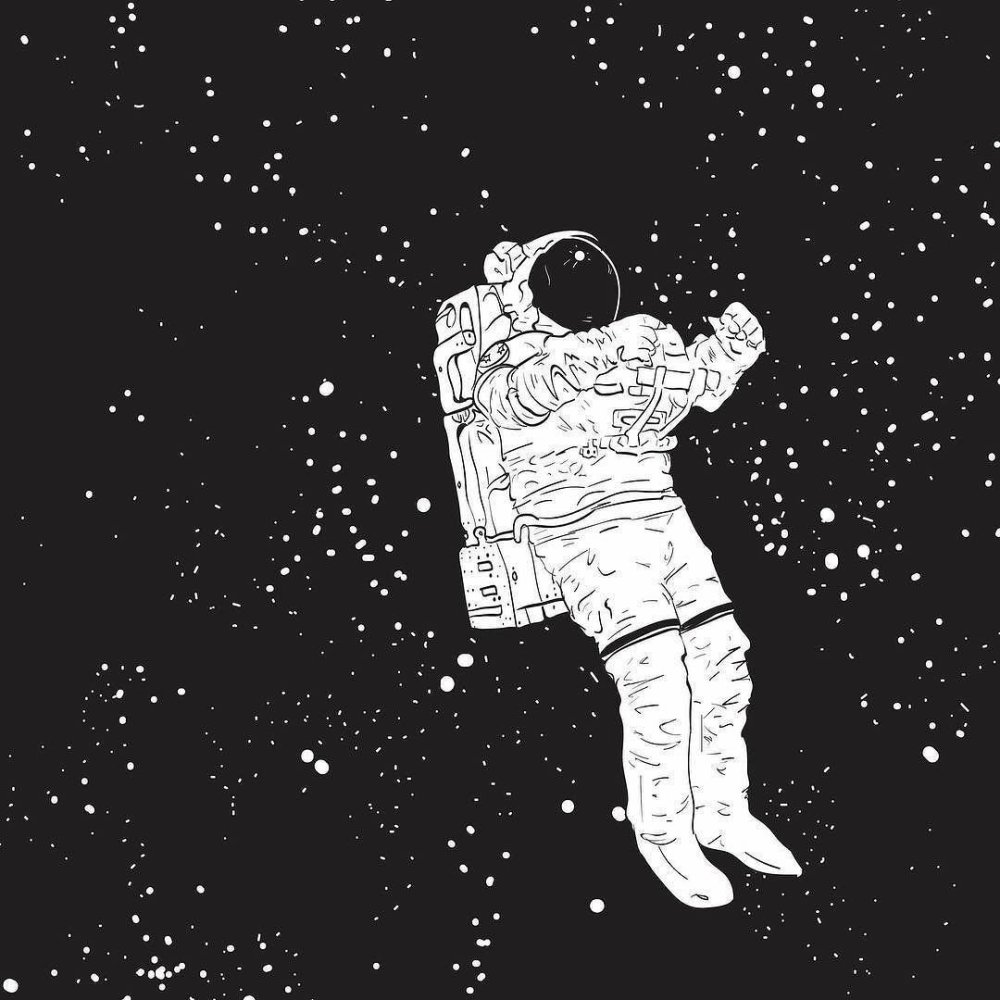 Мультяшный космонавт обои