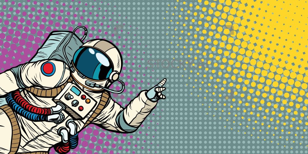 Татуировка космонавт эскиз