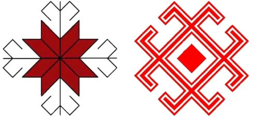 Марийский орнамент солнце кече