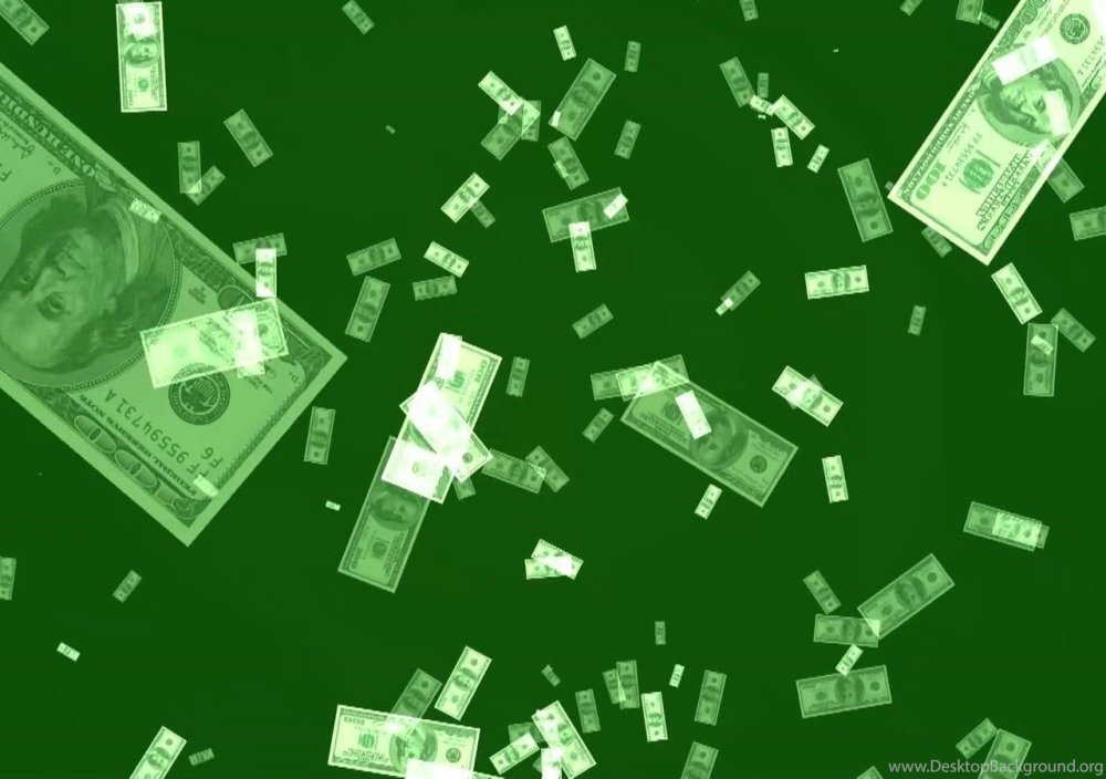 Анимированные обои с деньгами