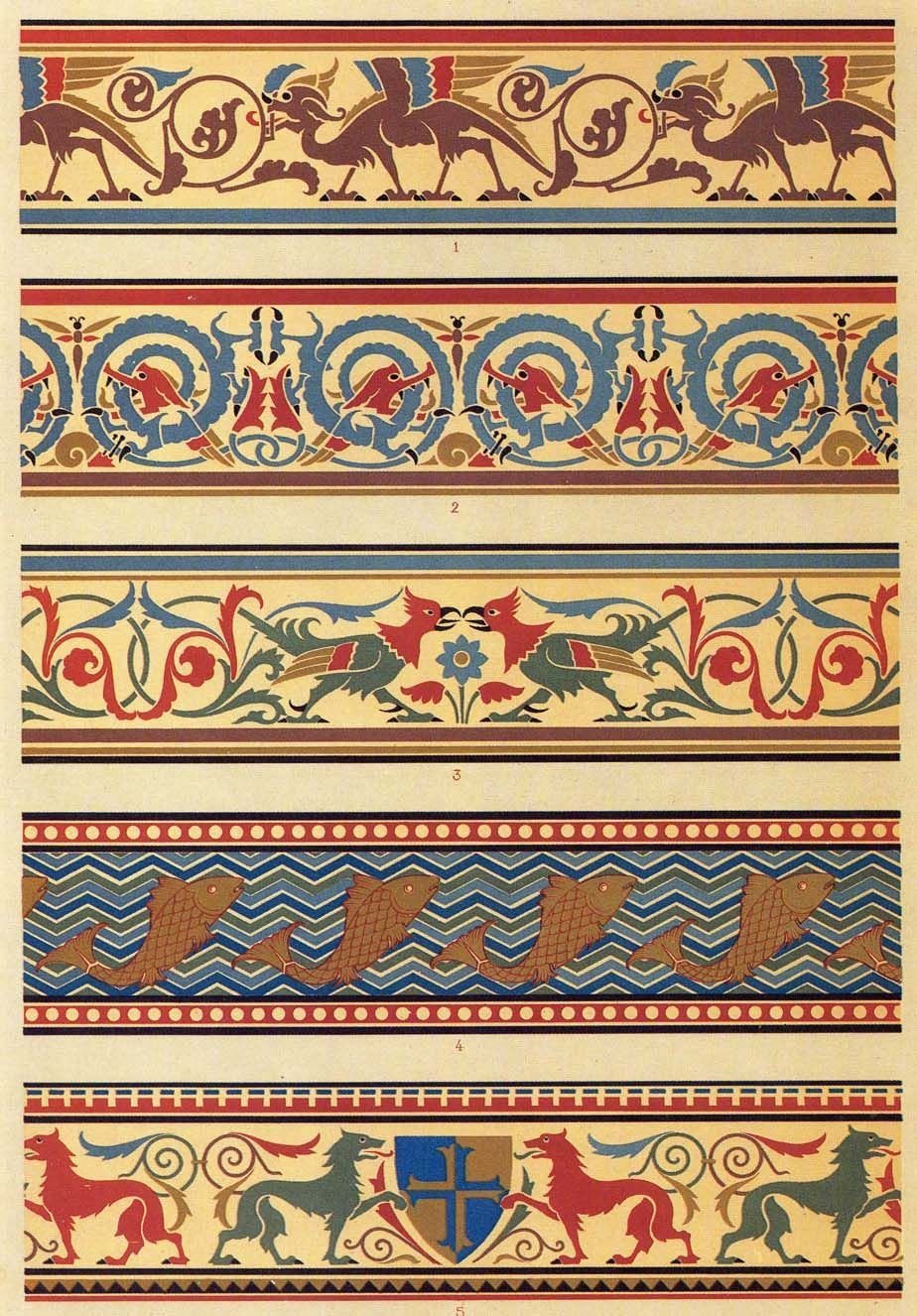 Византийский орнамент бордюр