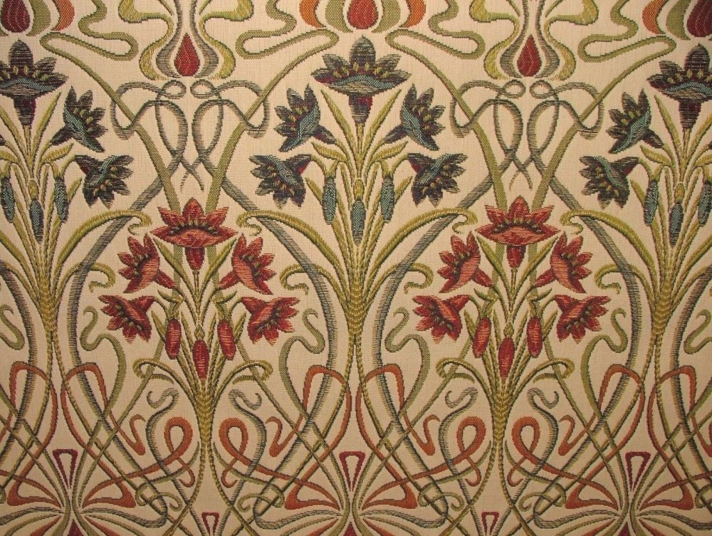 Ткань в стиле ар нуво