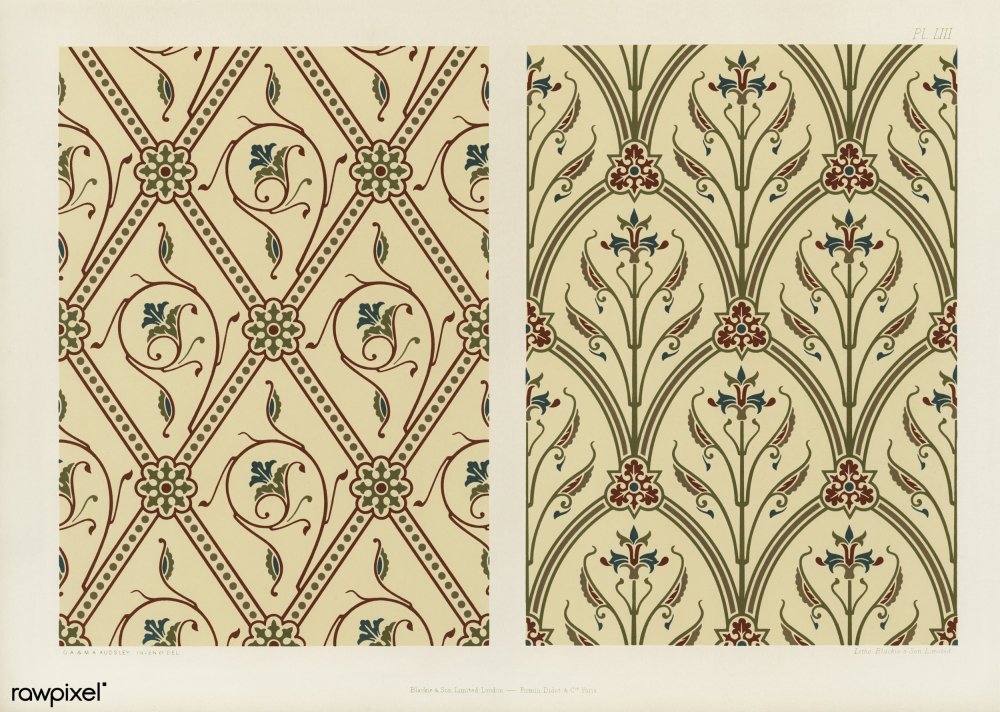 Средневековый орнамент обои