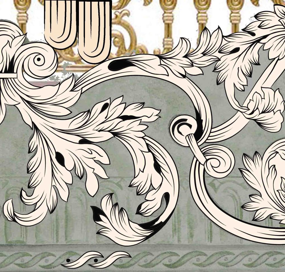 Орнамент Версаче Барокко