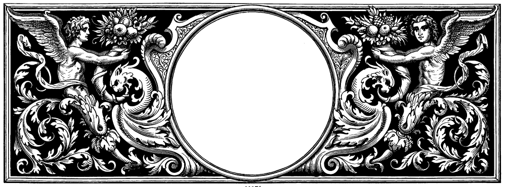 Готический орнамент рамка