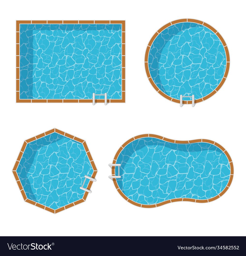 Бассейн вид сверху