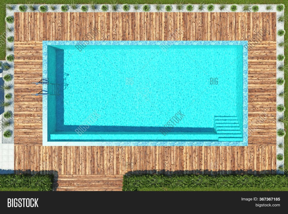 Бассейн вид сверху